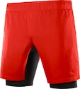 Herren Shorts Salomon  XA Twinskin Short Goji Berry S