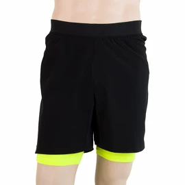 Herren Shorts Sensor  Trail Black/Yellow