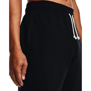 Herren Shorts Under Armour  RIVAL TERRY SHORT black