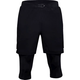 Herren Shorts Under Armour Run Anywhere 2N1 Long STS black