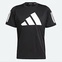 Herren T-Shirt adidas  FL 3 BAR S, Schwarz