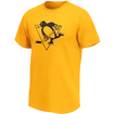 Herren T-Shirt adidas  Mono Style NHL Pittsburgh Penguins Gold Marl