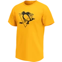 Herren T-Shirt adidas  Mono Style NHL Pittsburgh Penguins Gold Marl