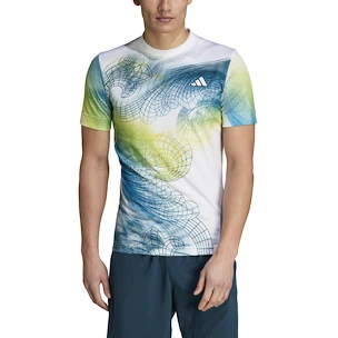 Herren T-Shirt adidas  Printed Tee Pro White M