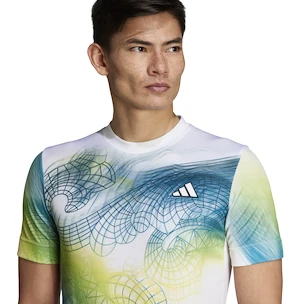 Herren T-Shirt adidas  Printed Tee Pro White M