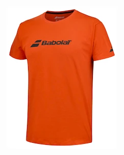 Herren T-Shirt Babolat  Exercise Babolat Tee Men Fiesta Red M