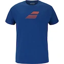 Herren T-Shirt Babolat  Exercise Big Flag Tee Men Dark Blue