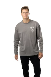 Herren T-Shirt Bauer Acid Wash LS Tee Grey