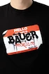 Herren T-Shirt Bauer  Name Tag Tee Black