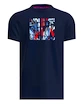 Herren T-Shirt BIDI BADU  New York 2024 Chill Tee Dark Blue/Red