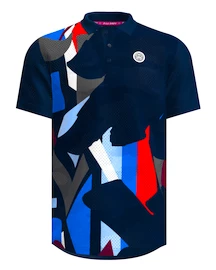 Herren T-Shirt BIDI BADU New York 2024 Polo Dark Blue/Red