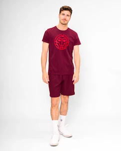 Herren T-Shirt BIDI BADU  Protected Leafs Chill Tee Bordeaux