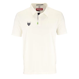 Herren T-Shirt CCM Golf Fitted Polo Blanc