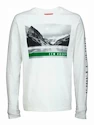 Herren T-Shirt CCM Nostalgia POND L/S TEE White S