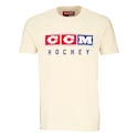 Herren T-Shirt CCM Vintage Fall SS Tee Unbleached