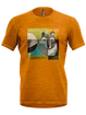 Herren T-Shirt Crazy Idea  Joker Wolf/Mustard XXL