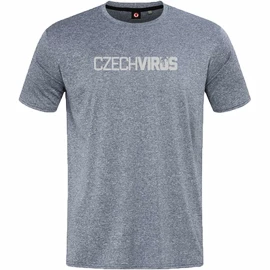 Herren T-Shirt Czech Virus Recycled Gray