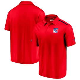 Herren T-Shirt Fanatics Rinkside Synthetic Polo NHL New York Rangers