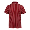 Herren T-Shirt Fila  Polo Stripes Björn Cabernet/White Alyssum