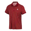 Herren T-Shirt Fila  Polo Stripes Björn Cabernet/White Alyssum L