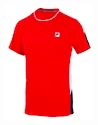 Herren T-Shirt Fila  T-Shirt Gabriel Navy/Fila Red  L