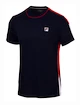 Herren T-Shirt Fila  T-Shirt Gabriel White/Navy