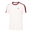 Herren T-Shirt Fila  T-Shirt Stripes Jascha 2 White Alyssum/Cabernet