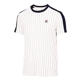 Herren T-Shirt Fila T-Shirt Stripes Jascha 2 White Alyssum Stripes