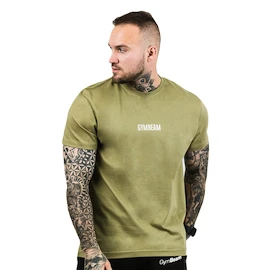 Herren T-Shirt GymBeam FIT Olive