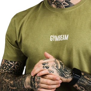 Herren T-Shirt GymBeam  FIT Olive