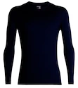 Herren T-Shirt Icebreaker  200 Oasis LS Crewe Midnight Navy XXL