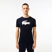 Herren T-Shirt Lacoste  Big Logo Core Performance T-Shirt Navy Blue/White