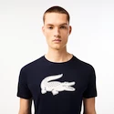 Herren T-Shirt Lacoste  Big Logo Core Performance T-Shirt Navy Blue/White