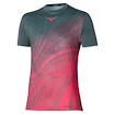 Herren T-Shirt Mizuno  Charge Shadow Graphic Tee Turbulence S