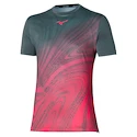 Herren T-Shirt Mizuno  Charge Shadow Graphic Tee Turbulence S