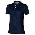 Herren T-Shirt Mizuno  Charge Shadow Polo Pageant Blue S