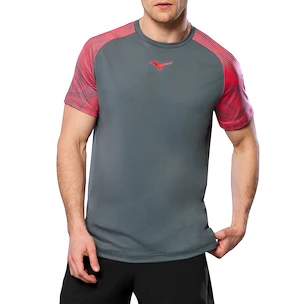 Herren T-Shirt Mizuno  Charge Shadow Tee Turbulence