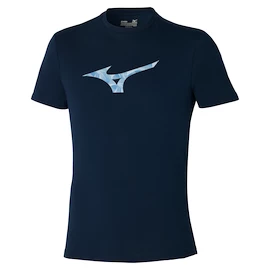 Herren T-Shirt Mizuno Paris Graphic Tee Pageant Blue