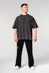 Herren T-Shirt Nebbia  Washed-off Oversized Heavyweight Cotton T-shirt NO SHORTCUTS Black