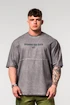 Herren T-Shirt Nebbia  Washed-off Oversized Heavyweight Cotton T-shirt NO SHORTCUTS Light Grey