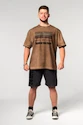 Herren T-Shirt Nebbia  Washed-off Oversized T-shirt HERITAGE Light Brown