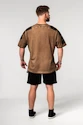 Herren T-Shirt Nebbia  Washed-off Oversized T-shirt LIFTING CLUB Light Brown