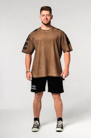 Herren T-Shirt Nebbia Washed-off Oversized T-shirt LIFTING CLUB Light Brown