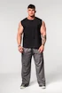 Herren T-Shirt Nebbia  Washed-off Tank Top BEASTIN' Black