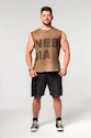 Herren T-Shirt Nebbia  Washed-off Tank Top BEASTIN' Light Brown