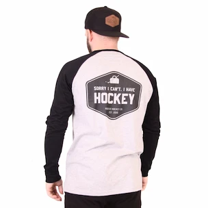 Herren T-Shirt Roster Hockey  SORRY RAGLAN GreyBlack