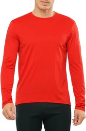 Herren T-Shirt Salomon Agile LS Tee red