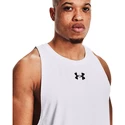 Herren T-Shirt Under Armour  BASELINE COTTON TANK White