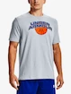 Herren T-Shirt Under Armour  BBALL BRANDED WRDMRK SS-GRY