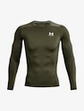 Herren T-Shirt Under Armour HeatGear Comp LS-GRN